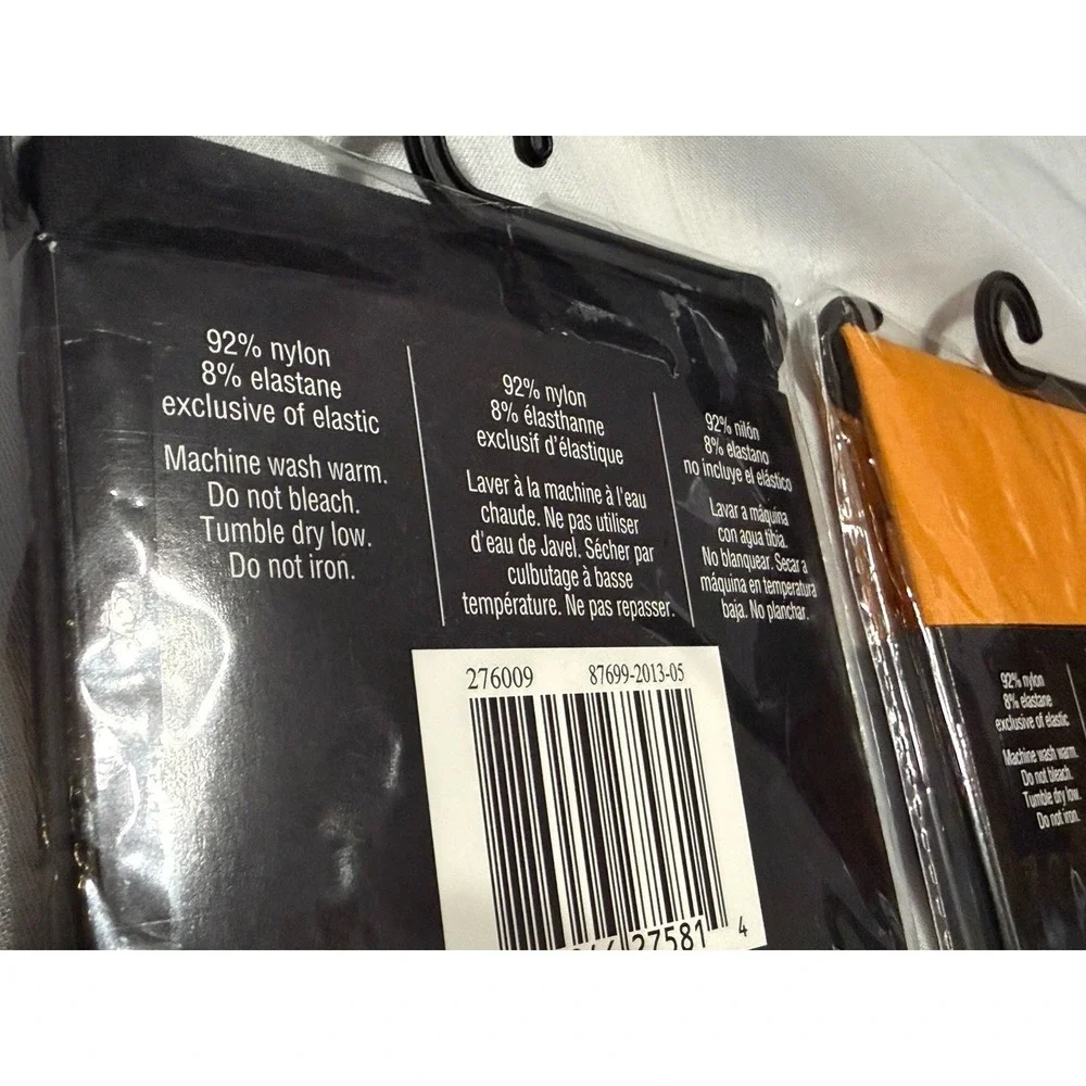 Lot Of 2‎ Halloween Costume Kids Nylon Tights Imagin 8 Black Orange One Size